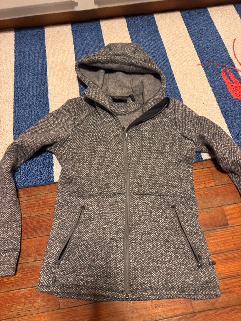 Mammut Women's Gray Hooded Zip Jacket